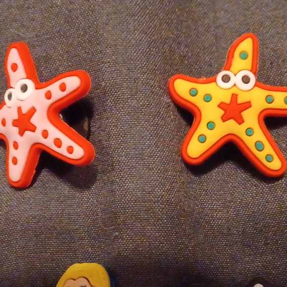 Croc Starfish jibitz shoe charm bundle - Picture 2 of 2